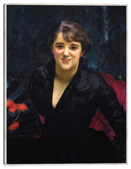 Cuadro decorativo La Dama De Negro (C. 1882-1883) técnica mixta Gente 1
