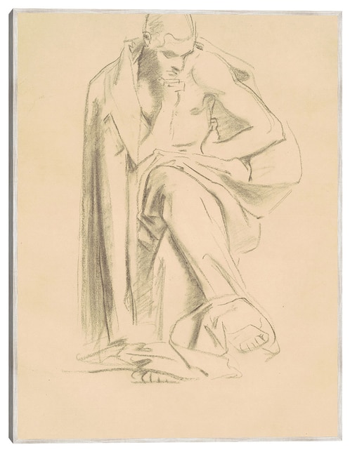 Cuadro decorativo estudio de filosofía (1922-1925) técnica mixta cuadros jr siluetas
