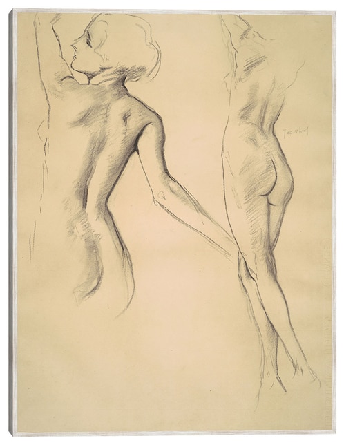 Cuadro decorativo Estudios Para 'Figuras Danzantes' (1919-1920) técnica mixta Cuadros Jr Siluetas