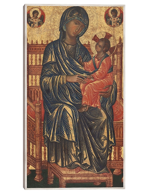 Cuadro decorativo La Virgen Y El Niño Entronizados, C. 1250/1275 técnica mixta Cuadros Jr Vírgenes