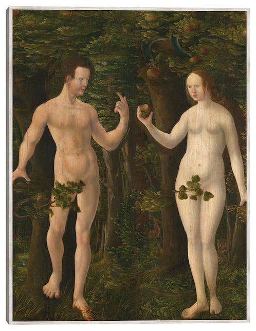 Cuadro decorativo La Caída Del Hombre [Panel Central], C. 1535 técnica mixta Cuadros Jr Religión y Espiritualidad
