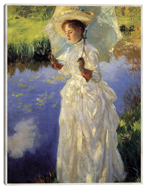 Cuadro decorativo Paseo Matutino (1888) técnica mixta Gente 1
