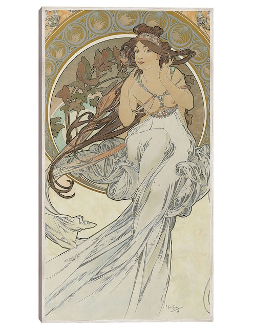 Cuadro decorativo Las Artes 1 (1898) técnica mixta Gente 1