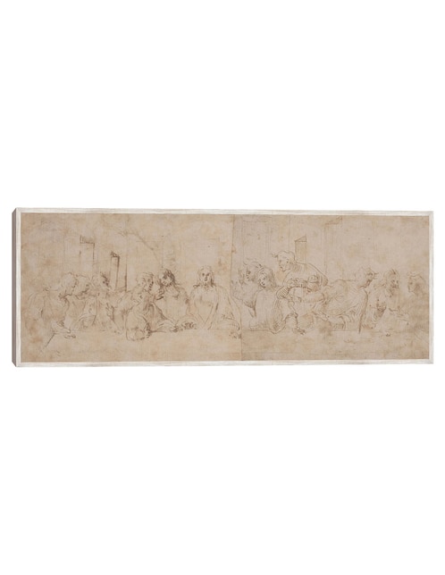 Cuadro decorativo La Última Cena, C. 1515 técnica mixta  Religión Y Espiritualidad 1