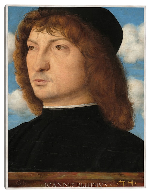 Cuadro decorativo Retrato de Un Caballero Veneciano C. 1500 técnica mixta Cuadros Jr Gente