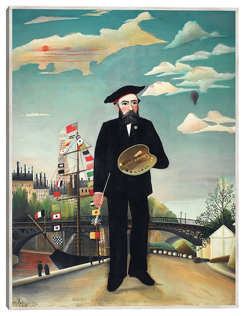 Cuadro decorativo Yo Mismo: Retrato – Paisaje (1890) técnica mixta  Gente 1
