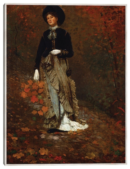 Cuadro decorativo Otoño (1877) técnica mixta Gente 1