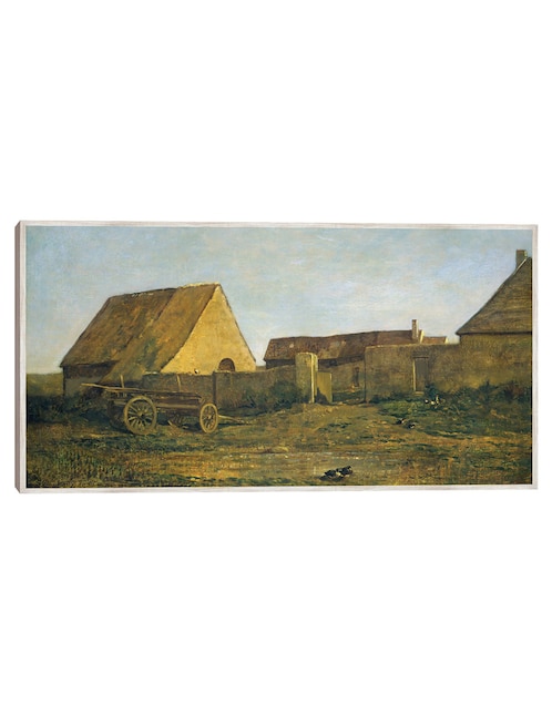 Cuadro decorativo La Granja 1855 técnica mixta Campos 1