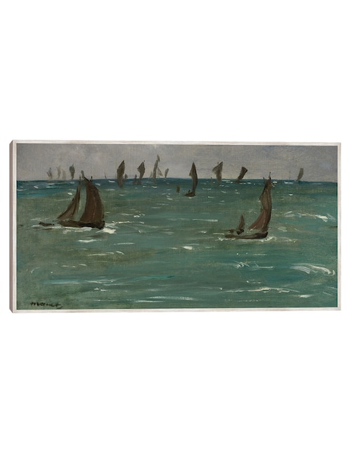 Cuadro decorativo Barcos En Berck-Sur-Mer (1873) técnica mixta Navegación 1