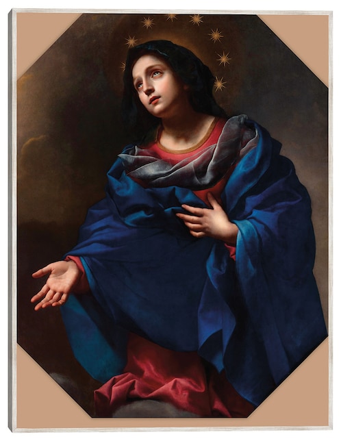 Cuadro decorativo Virgen En La Gloria (1665-1675) técnica mixta Cuadros Jr Vírgenes