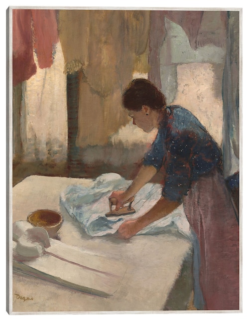 Cuadro decorativo Mujer Planchando (Nga.Gov) técnica mixta  Gente 1