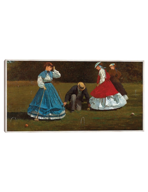Cuadro decorativo Escena De Croquet (1866) técnica mixta Cuadros Jr Gente