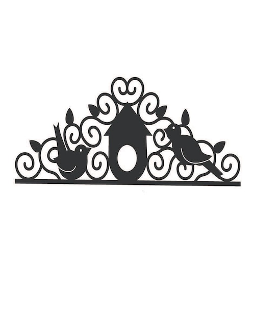 Cuadro decorativo Pigo casita con pajaritos