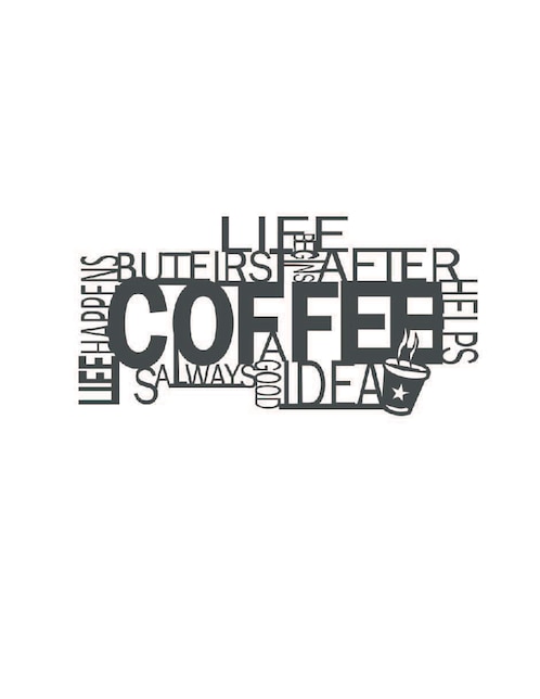 Cuadro decorativo Pigo coffee
