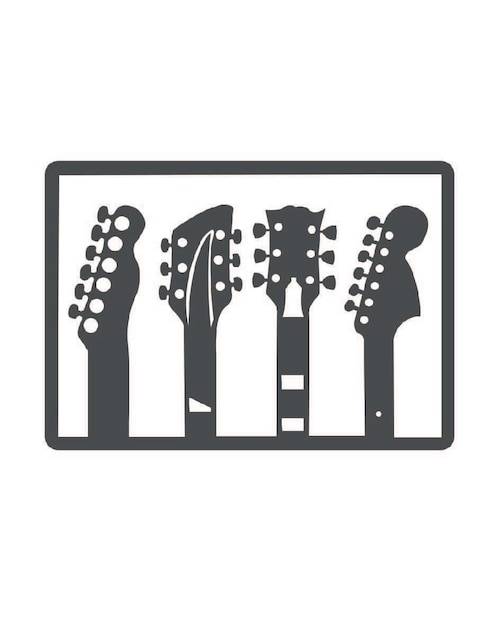 Cuadro decorativo Pigo guitarras