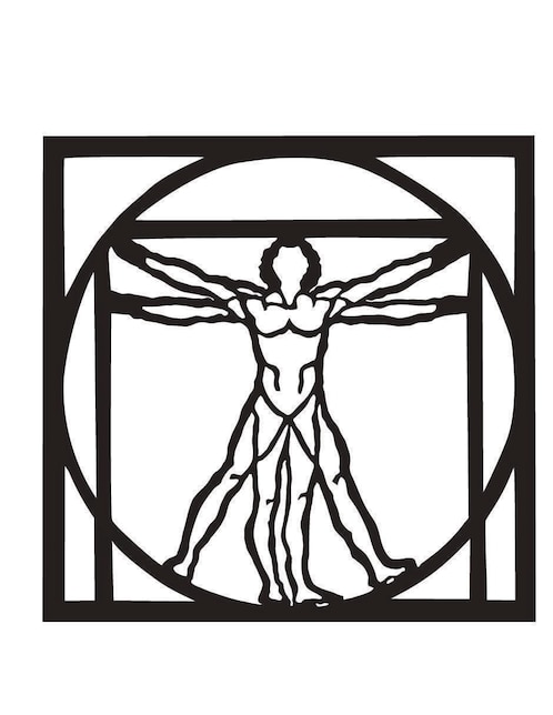 Cuadro decorativo Pigo cuerpo humano