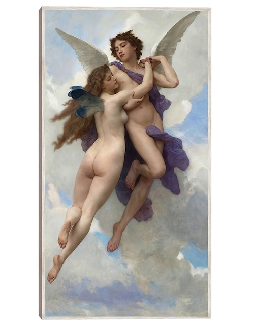 Cuadro decorativo Amor y Psique (1899) técnica mixta Cuadros Jr Ángeles