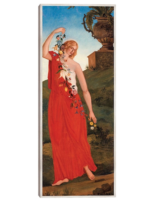 Cuadro decorativo Las Cuatro Estaciones – Le Printemps (1860) técnica mixta Retratos 1