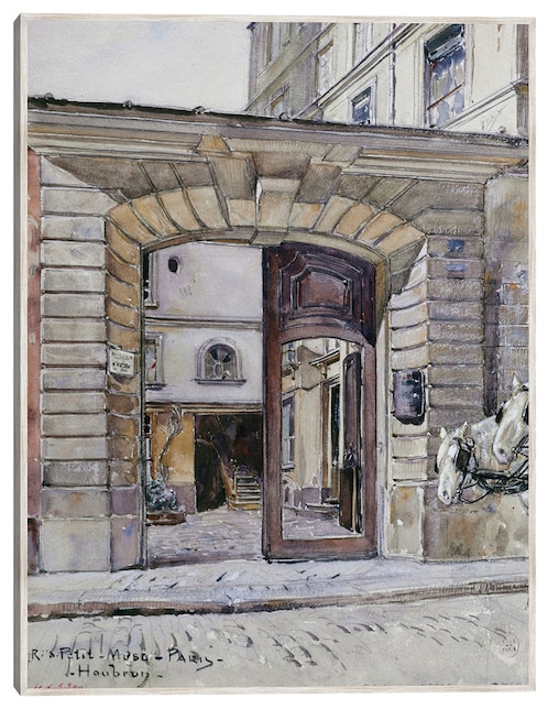 Cuadro decorativo 27, Calle Del Petit-Musc. París (1895 – 1905) técnica mixta Cuadros Jr Lugares