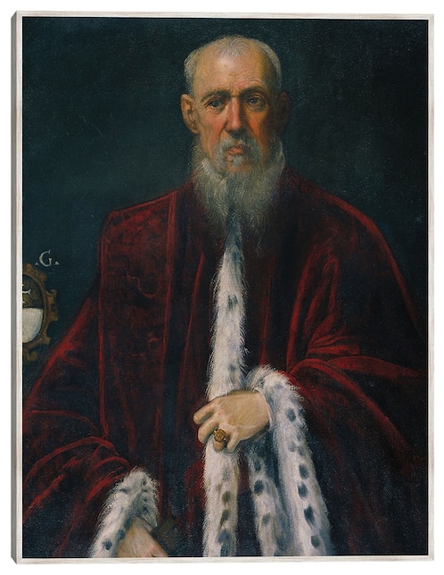Cuadro decorativo Retrato Del Procurador Alessandro Gritti (De 1581 A 1582) técnica mixta Cuadros Jr Retratos