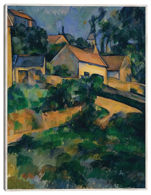 Cuadro decorativo Girando La Carretera En Montgeroult (1898) técnica mixta Cuadros Jr Lugares