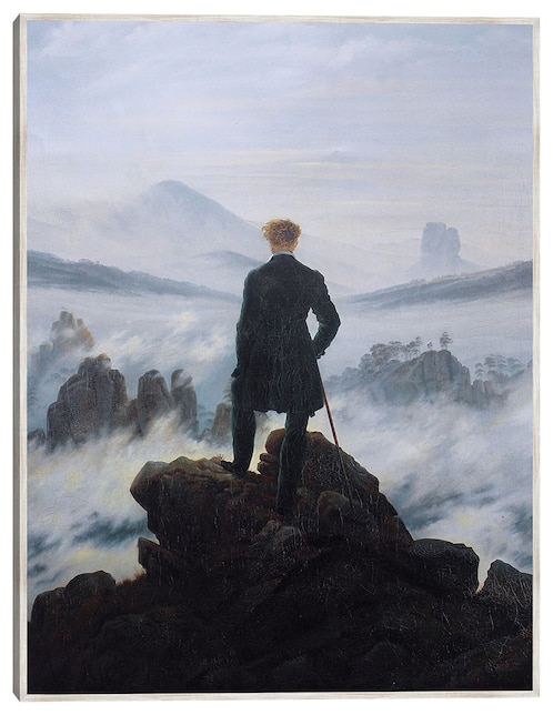 Cuadro decorativo El Caminante Sobre El Mar De Niebla, 1818 técnica mixta Retratos 1