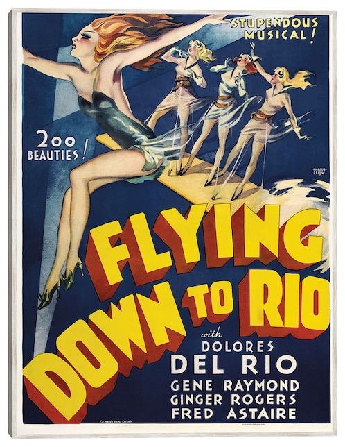 Cuadro decorativo Volando Hacia Río [Restaurado] técnica mixta Publicidad 1