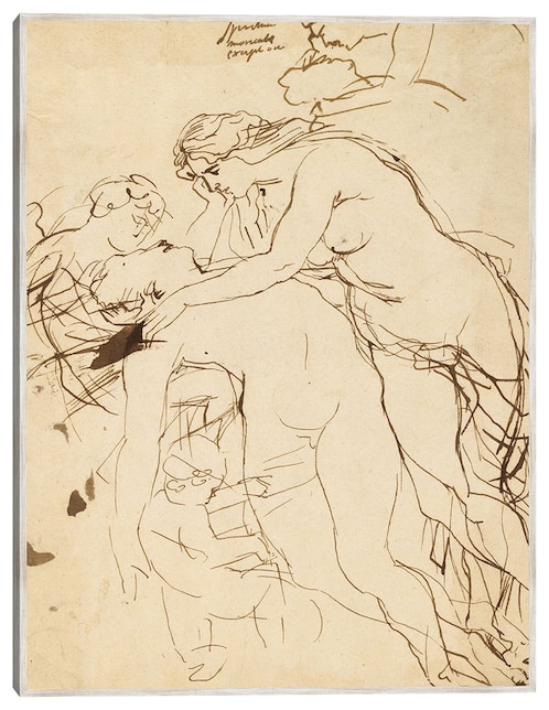 Cuadro decorativo Venus Lamentando A Adonis (C. 1608-1612) técnica mixta Arte 1