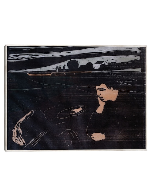 Cuadro decorativo Tarde (Melancolía Iii) (1902) técnica mixta Siluetas 1