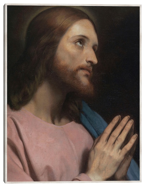 Cuadro decorativo Cabeza De Cristo (1849) técnica mixta Cuadros Jr Figuras Celestiales