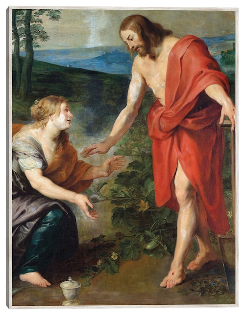 Cuadro decorativo Cristo Se Aparece A María Magdalena (1610 - 1690) técnica mixta Figuras Celestiales 1