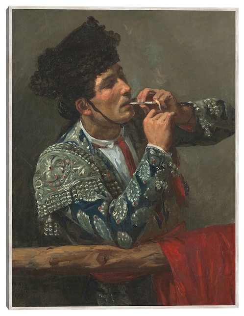 Cuadro decorativo Después De La Corrida De Toros (1873) técnica mixta Retratos 1