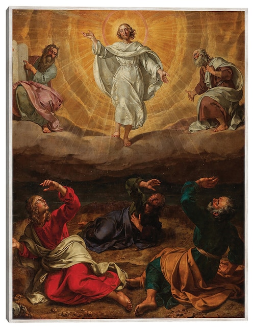 Cuadro decorativo La Transfiguración De Cristo (Siglo Xvii) técnica mixta Figuras Celestiales 1