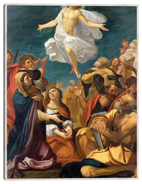 Cuadro decorativo Ascensión De Cristo (Hacia 1640) técnica mixta Figuras Celestiales 1