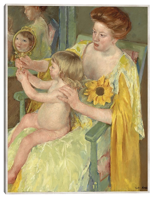 Cuadro decorativo Madre E Hijo (C. 1905) técnica mixta Retratos 1