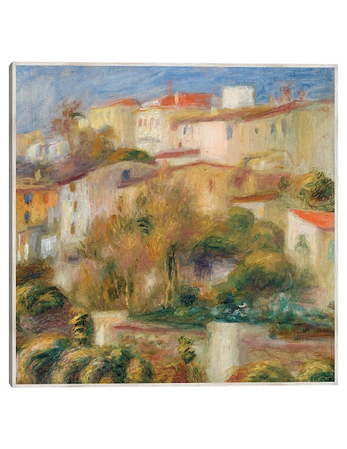 Cuadro decorativo Casas En Una Colina (Groupe De Maisons Sur Un Coteau) (1908) técnica mixta Cuadros Jr Campos