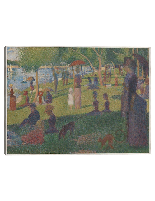 Cuadro decorativo Estudio Para Tarde De Domingo En La Isla De La Grande Jatte (1884) técnica mixta Gente 1