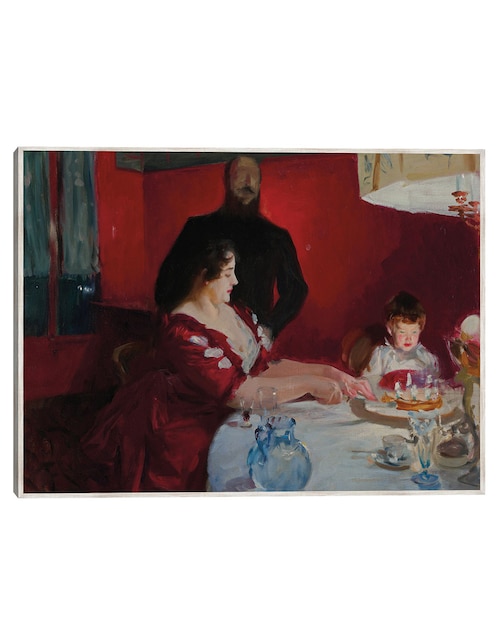 Cuadro decorativo La Fiesta De Cumpleaños (1885) técnica mixta Retratos 1