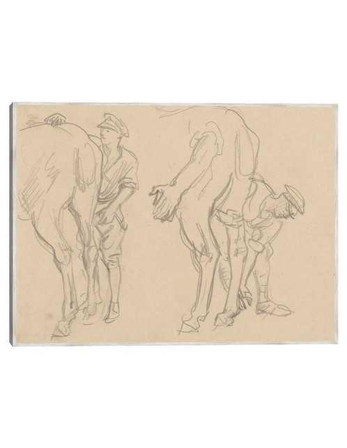 Cuadro decorativo Estudios Para El Cielo y El Infierno 39 (1918) técnica mixta Bocetos 1