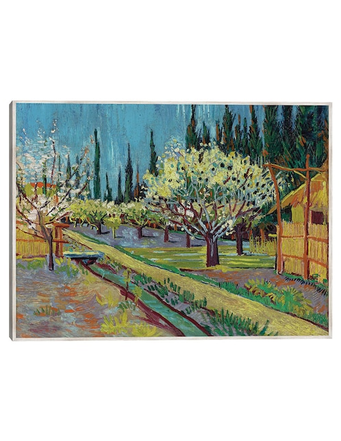 Cuadro decorativo Huerto Bordeado De Cipreses (1888) técnica mixta Caminos 1