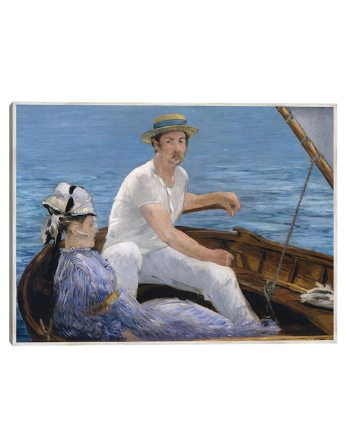 Cuadro decorativo Paseos En Bote (1874) técnica mixta Navegación 1