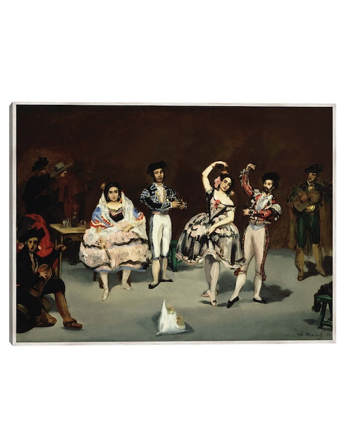 Cuadro decorativo Ballet Español técnica mixta Danza 1