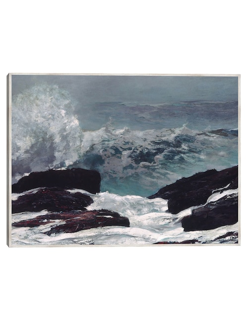 Cuadro decorativo Costa de Maine (1896) técnica mixta Cuadros Jr Olas