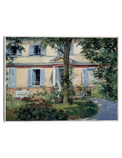 Cuadro decorativo La Casa de Rueil (1882) técnica mixta Arquitectura 1
