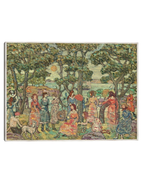 Cuadro decorativo Paisaje con Figuras, 1921 técnica mixta Cuadros Jr Bosques