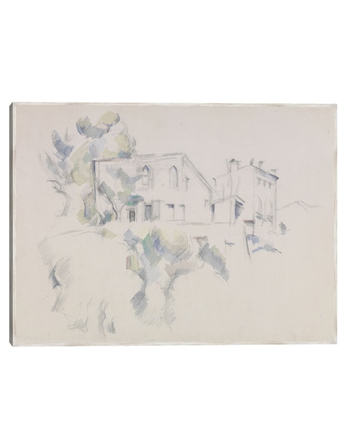 Cuadro decorativo Vista Del Château Noir (Hacia 1887 - 1890) técnica mixta Bocetos 1