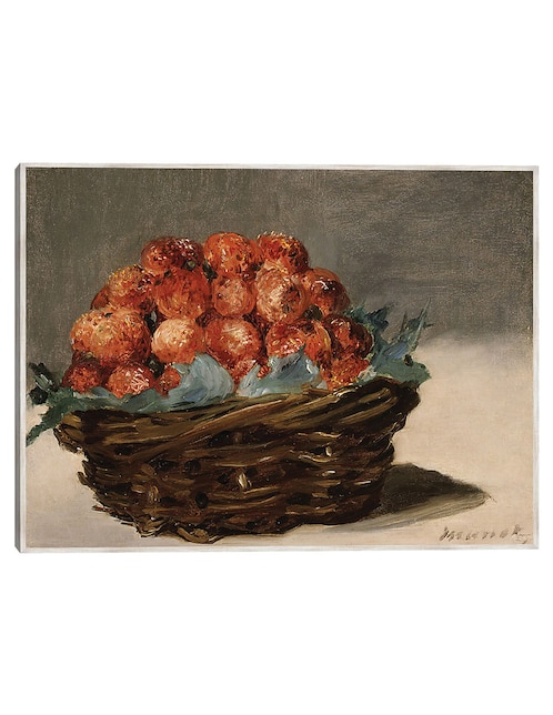 Cuadro decorativo Fresas (Hacia 1882) técnica mixta Cuadros Jr Obras