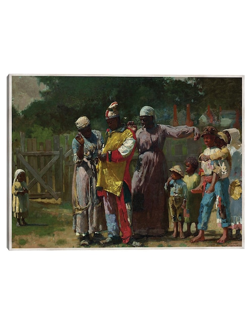Cuadro decorativo Vestirse Para El Carnaval (1877) técnica mixta Danza 1