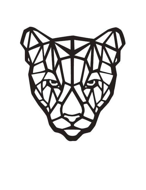Figura decorativa asimétrico Pigo Jaguar