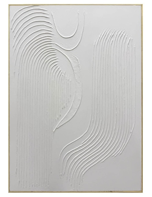 Pintura Silencio concéntrico técnica acrílico Lune Art Gallery
